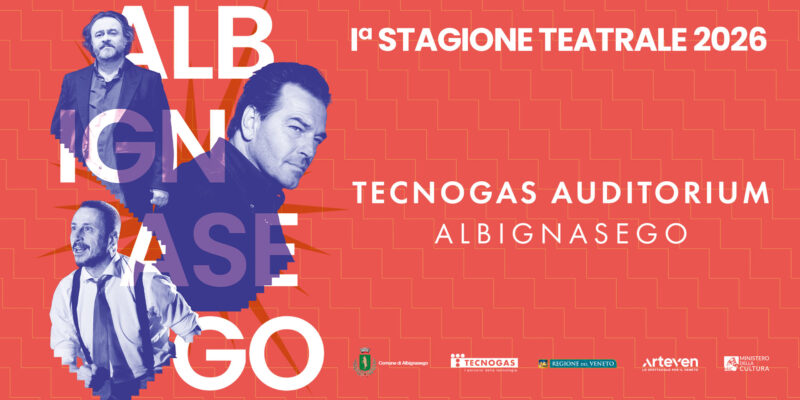 Albignasego: al via la prima stagione teatrale 2026 del Tecnogas Auditorium
