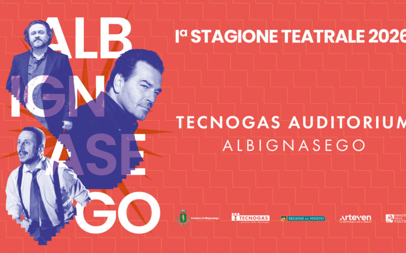 Albignasego: al via la prima stagione teatrale 2026 del Tecnogas Auditorium