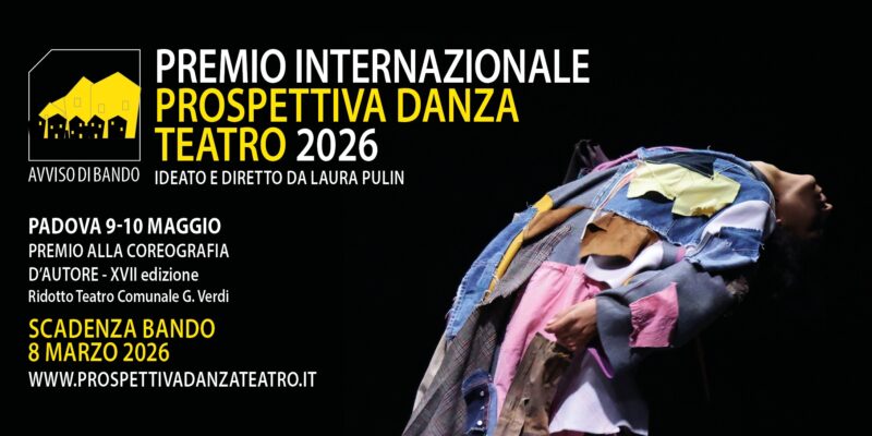 Online il bando dell’edizione 2026 del Premio Internazionale Prospettiva Danza Teatro