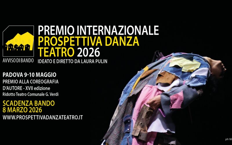 Online il bando dell’edizione 2026 del Premio Internazionale Prospettiva Danza Teatro