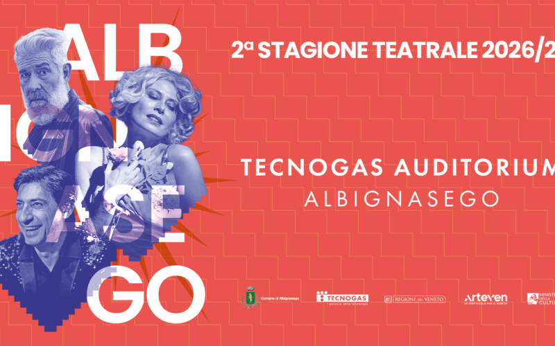 Albignasego Tecnogas Auditorium: al via la seconda Stagione Teatrale 2026-27